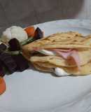 Crepas de jamón con queso