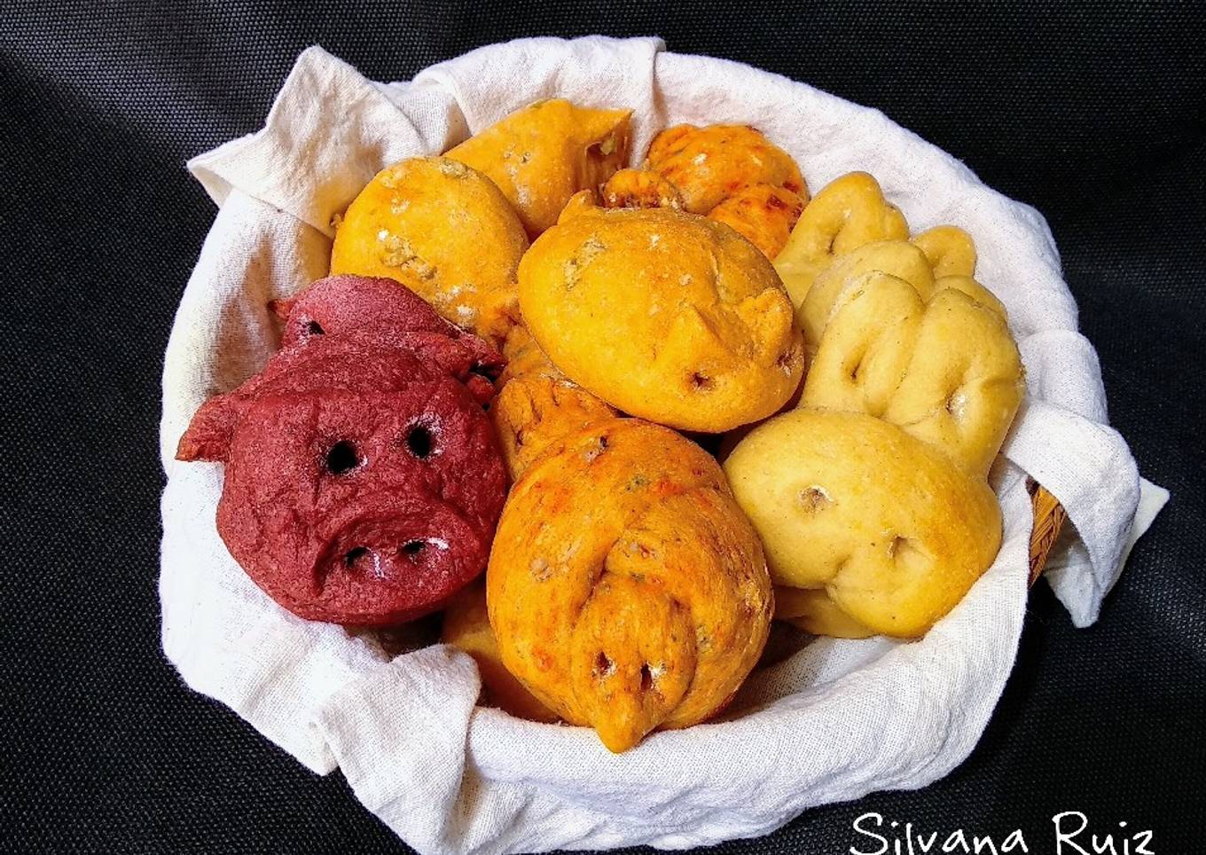 130.🍞Panecillos de animalitos 4 sabores