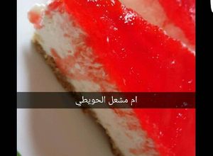 صورة لوصفة تشيز كيك بالجلي