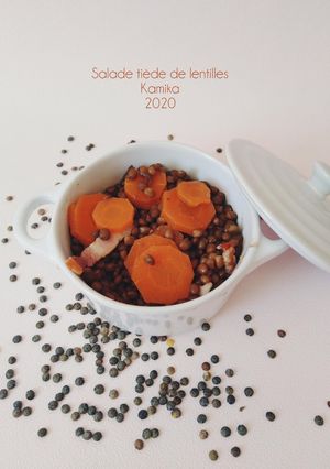 Une photo de Salade tiède de lentilles