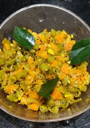 A picture of French beans curry.
