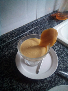 Una foto de Mousse de Yogurt y Mango