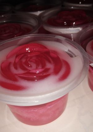 Foto resep Puding Mawar Salju