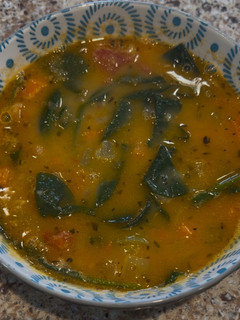 A picture of Tuscan White Bean Soup.