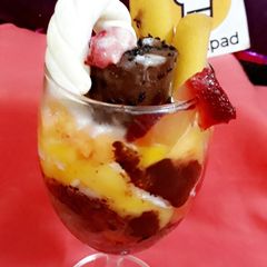 A picture of ICE CREAM SUNDAE #nofire.