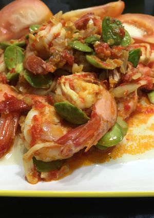 Foto resep Udang Sambal Pete