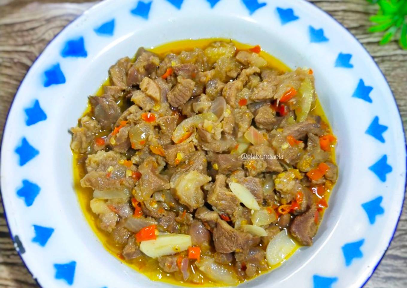 Oseng Daging Pedas