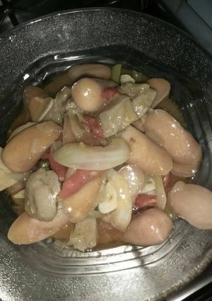 Foto resep Sosis Bakso Saus Padang