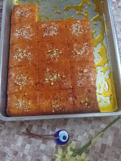 عکسی از دستور کیک باقلوا 😋