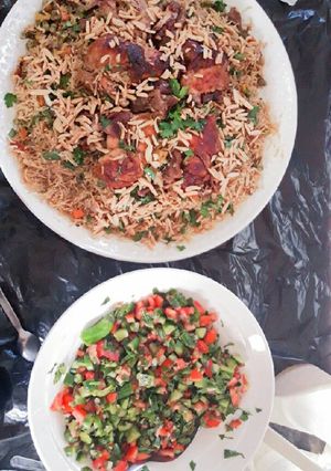 صورة لوصفة كبسة على طريقتي
