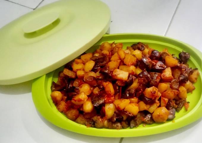 Yuk intip, Resep membuat Sambel Goreng Kentang Ati sajian Lebaran dijamin sesuai selera