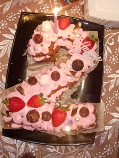 صورة لوصفة كيكة الارقام 🎂