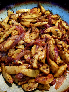 A picture of Fried taro.
