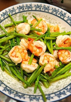 蘆筍炒蝦仁 的食譜成品照片