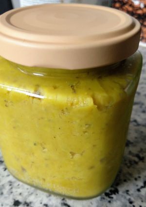 Vöröslencse pástétom curryvel reggelire (vegán) recept fotója
