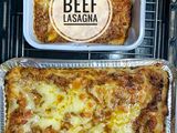 Beef lasagna