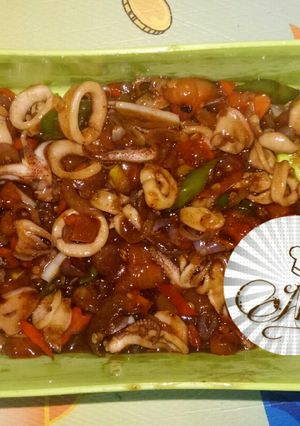 Foto resep Cumi cumi pedas