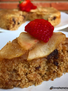 Una foto de Tarta de manzana sana