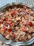 Salade de Riz aux Tomates, Thon, Feta et Romarin