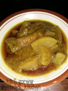 Foto resep Kikil sapi goreng bumbu kuning
