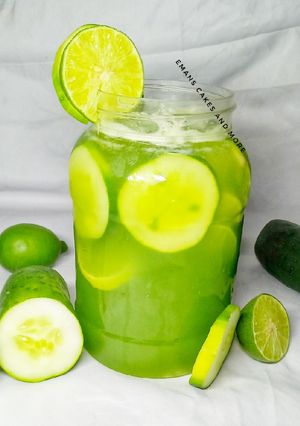A picture of Cucumber cooler drink.