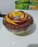 Quick custard and cream dessert