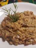 Risotto con porcini secchi e Asiago