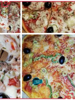 صورة لوصفة بيتزا 😋 روعة طلع المورال 👍