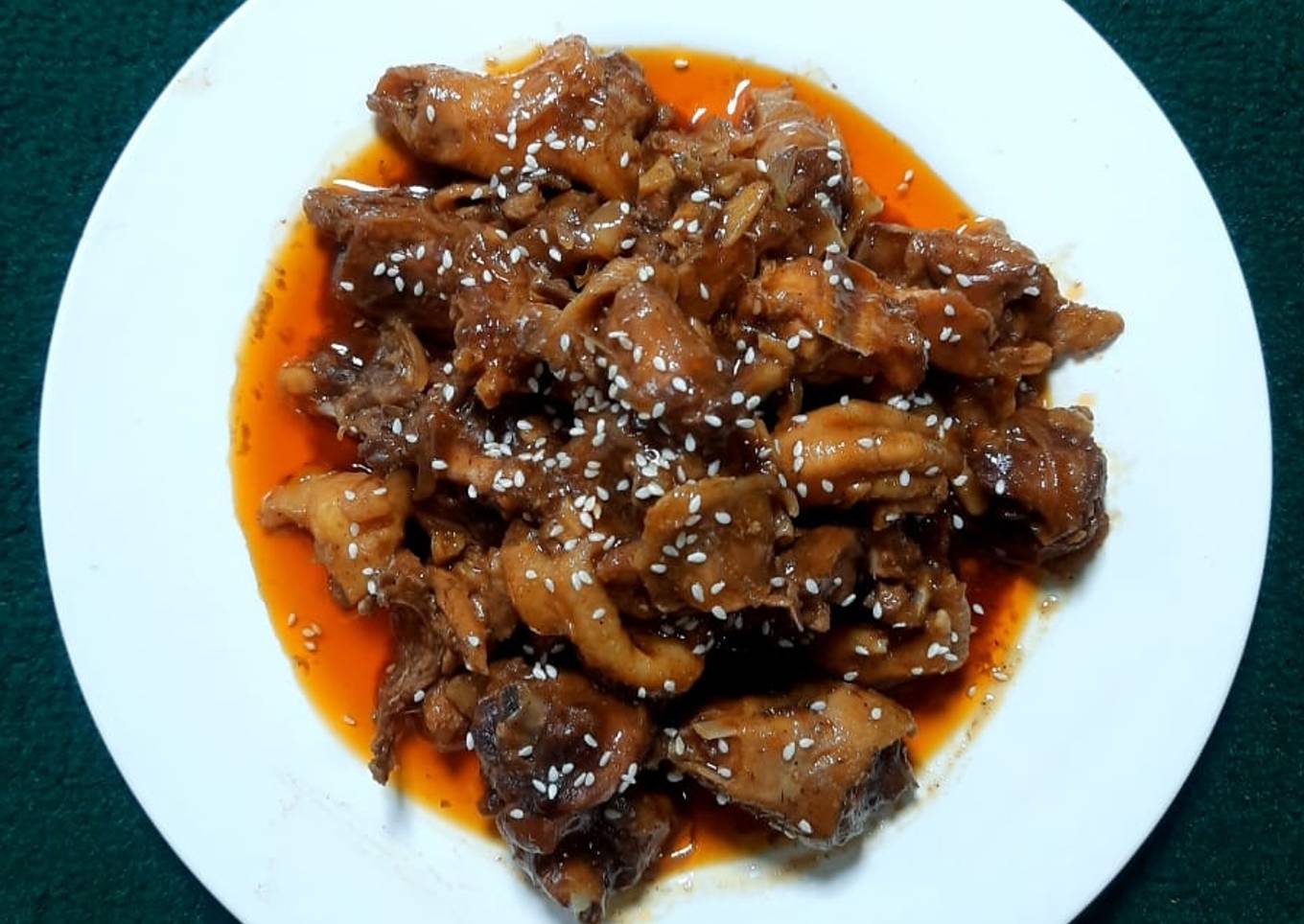 Teriyaki ayam kampung