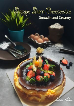 Foto resep Basque Burn Cheesecake