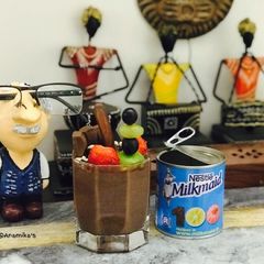 A picture of Instant Chocolate Milkmaid Pudding.