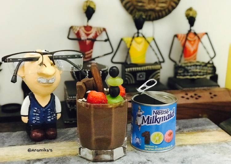 Recipe of Homemade Instant Chocolate Milkmaid Pudding