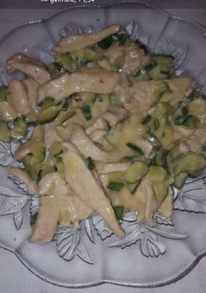 Foto di Straccetti di pollo con zucchine e philadelphia