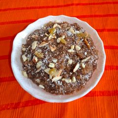 A picture of Puffed Amaranth Halwa.