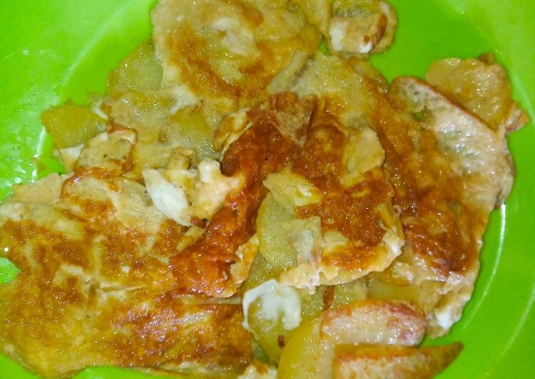 Telor dadar kentang