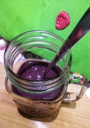 Foto resep Jus labu blueberry jeruk