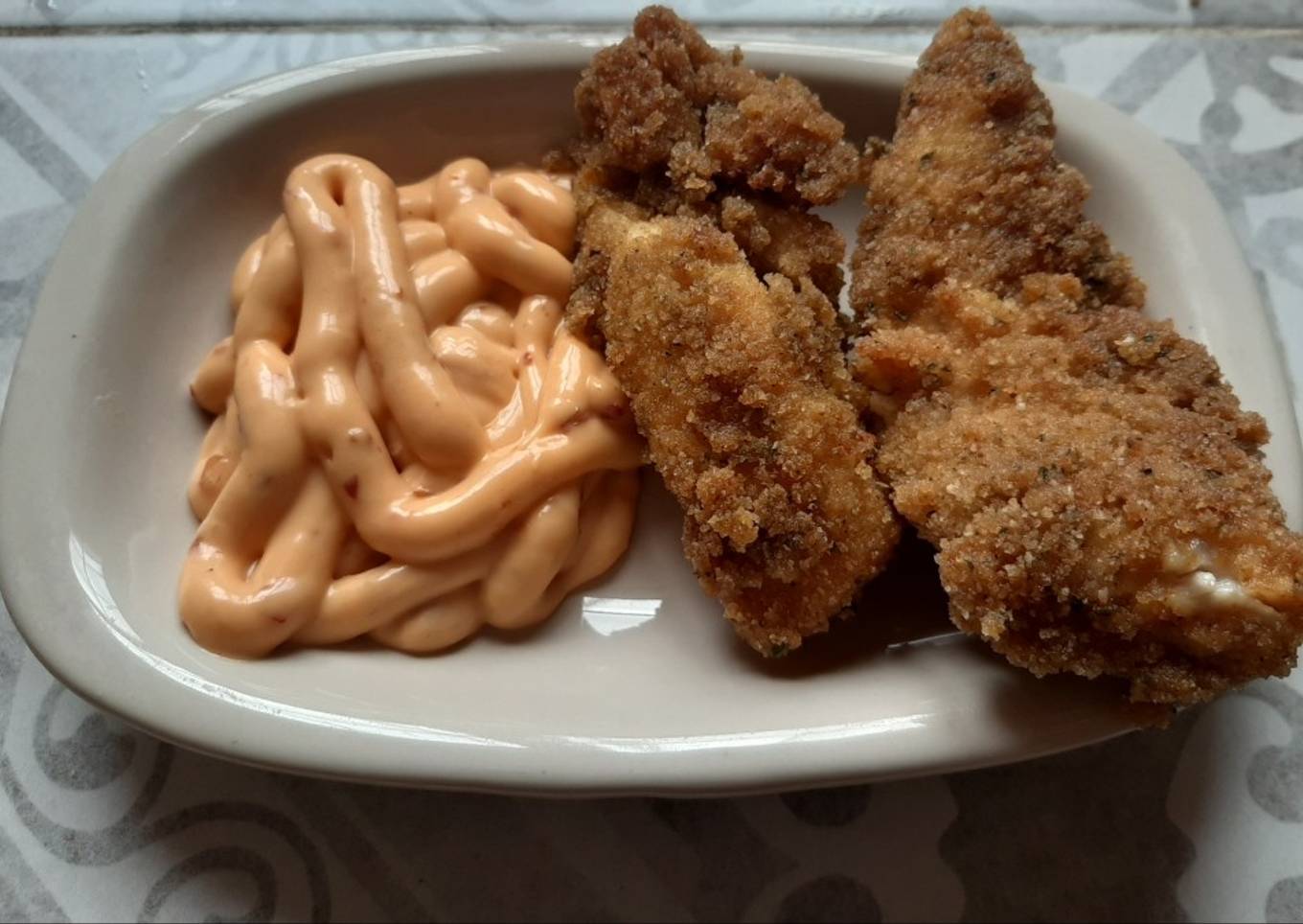 Pollo a la manera de KFC