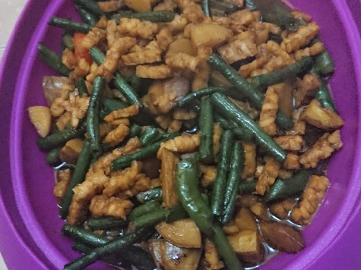 Resep Orek Tengkol (tempe jengkol) kacang panjang, Bikin Ngiler