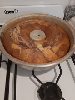 Una foto de Bizcochuelo Marmolado