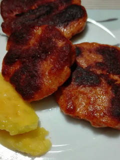 Una foto de Falsas hamburguesas de chorizo
