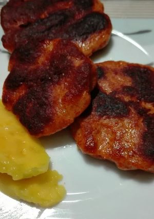 Una foto de Falsas hamburguesas de chorizo