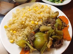 Hình của món Cơm rang dưa bò.