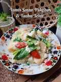 Sayur Pakchoy Tumis Bersama Tauhu Telur