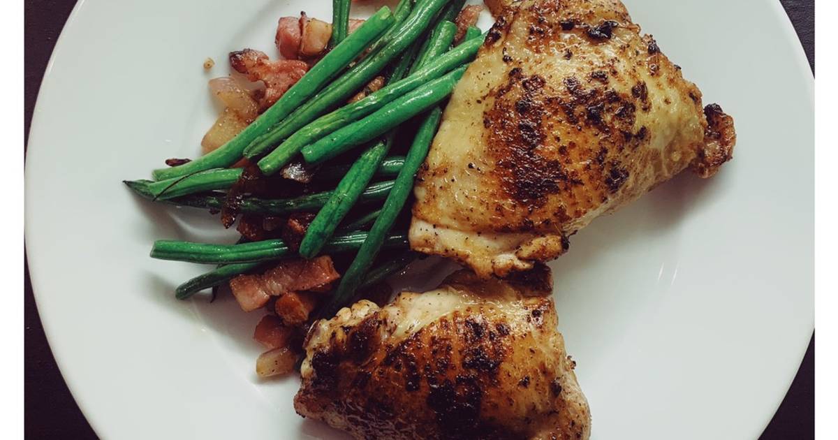 Lemon & Thyme Chicken Thighs Recipe by tommy.h Cookpad