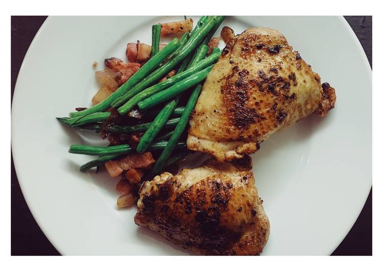 Recipe of Super Quick Homemade Lemon &amp; Thyme Chicken Thighs