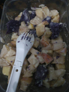 Foto resep Salad buah+ubi ungu