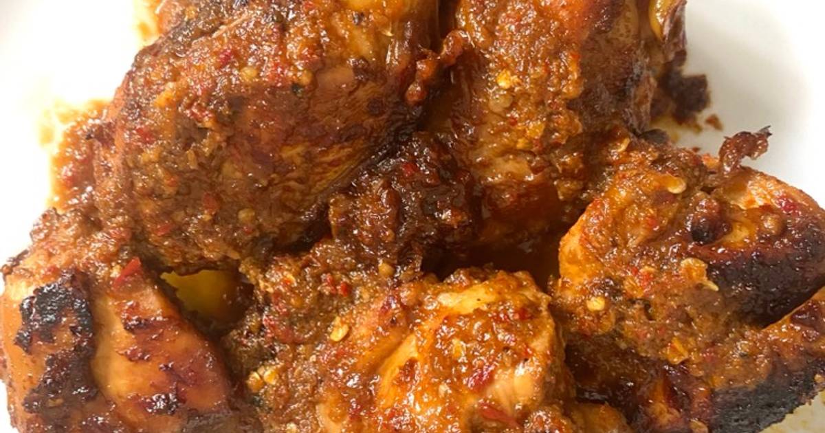 Resep Ayam Bakar Teflon Bumbu Rujak Oleh Rizka Apriliyani Cookpad