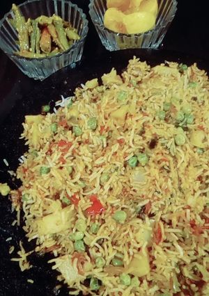 A picture of Veg Tawa poulao.