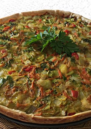 Una foto de Tarta de vegetales