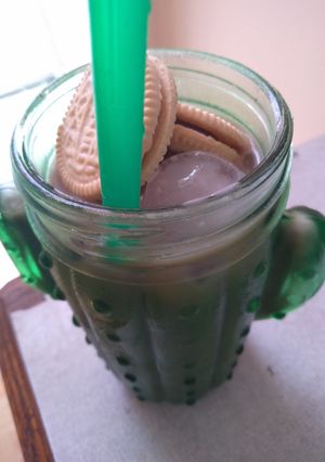 Hình của món Milo dầm.